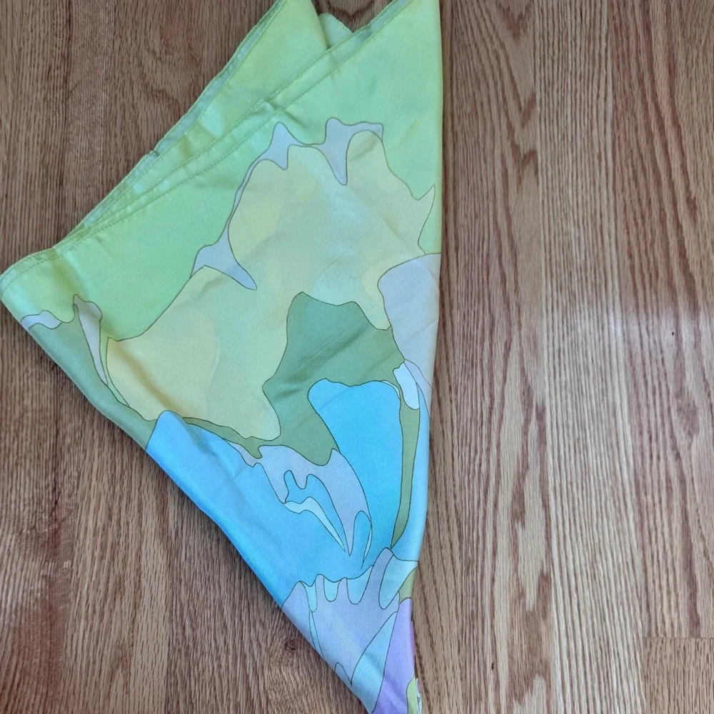 Vintage Liberty of London Peony Parade Silk Scarf 27